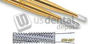 SS WHITE - Great WHITE Gold FG #GW557 straight fissure restorative removal carbide bur - #18218