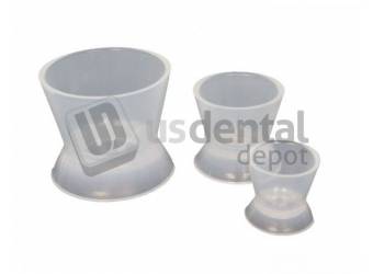 KEYSTONE Silicone Mixing Cups - 15ml  Small 2 per pack - silicon dappen #5920490