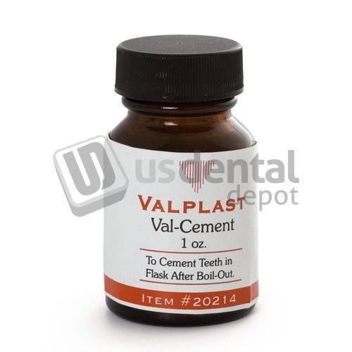 VALPLAST Val-Cement Each for cementing denture teeth on plaster before injection  - Mfg: 20214