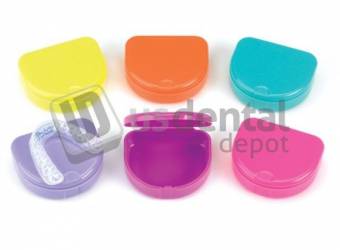 KEYSTONE  High-Gloss Ortho Box - ASSORTED Colors, 12pk  3/4in  deep. Orthodontic - #9575197