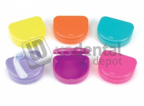 KEYSTONE  High-Gloss Ortho Box - ASSORTED Colors, 12pk  3/4in  deep. Orthodontic - #9575197