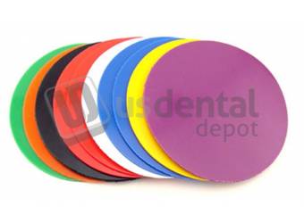 PRO-FORM  SINGLE-COLOR Mouthguards Laminate ASSORTED .160in - 4mm 12pk ROUND  120mm Sheet #9600180R2 -
