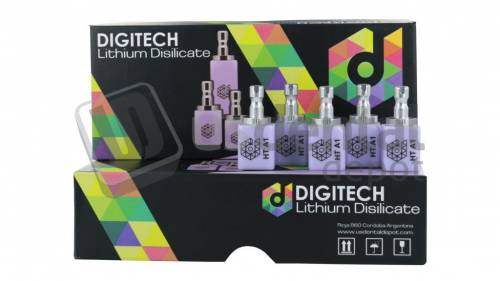 DIGITECH - LT B1 B40 Lithium Disilicate Milling Block -LT B1 40mm ( B40 ) ( Priced by unit & soldin package of 4 units ) #122982