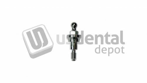 XPS TRILOBE Tit. Ball Abutment for NP/N 3.5 & RP/N 4.3 Diameter ( Engagement 3.5 ) with 2mm Collar Height - Compatible with Nobel Replace 3.5 Diameter - Made-in  Titanium - - Ball Diameter 2.3mm - # BA2502/N