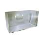 PLASDENT Tissue Box Dispenser CLEAR For (4.75in W x 9in L x 3.5in H) Box Horizontal- #1310H- Each
