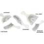 PLASDENT Excellent Sideless Posterior Trays- Mfg #BT- SPT- ( 50px /Box )- Disposable Bite Trays Trays