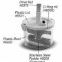 VAC-U-MIXER #6500 MIXING BOWL  500ml  WITH #6508 FLAT PADDLE ASSEMBLY  and #6375 Drive Nut  #08761  - #8818