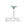 SHOFU DURA-GREEN CA Wheel WH6 (12pk) - #0098