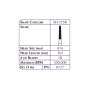 SHOFU Robot Carbide FG Finishers SH 375R (Blades: 10) (Length: 8.0) (Head Size: 014mm) (FG - 3pk) - #0727