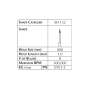 SHOFU Robot Carbide CTF-FG Finishers SH 132 (Blades: 8 - 3pk) (Length: 3.0) (Head: 008) - #0761-3