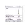 SHOFU Robot Carbide CTF-FG Finishers  SH 132 F (Blades: 16 - 3pk) (Length: 3.0) (Head Size: 008) - #0762-3