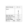 SHOFU Robot Carbide CTF-FG Finishers SH 133 (Blades: 8 - 3pk) (Length: 4.2) (Head: 010) - #0764-3