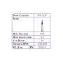 SHOFU Robot Carbide CTF-FG Finishers  SH 133F (Blades: 16 - 3pk) (Length: 4.2) (Head size: 010) - #0765-3