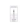 SHOFU Robot Carbide CTF-FG Finishers SH 134 UF (Blades: 30 - 3pk) (Length: 6.0) (Head: 014) - #0769-3