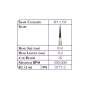 SHOFU Robot Carbide CTF-FG Finishers  SH 135F (Blades: 16 - 3pk) (Length: 9.0) (Head size: 014) - #0771-3