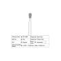 SHOFU FG CompoSite Pear-point 12pk - #196B