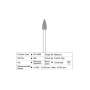 SHOFU FG Ceramisté Standard (prepolish) Midi-point 12pk - #253B