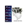 CALIFORNIA TOOLS - 20040DCAD Powerful 4.0 HP Ultra Quiet & Oil-Free Air Compressor﻿ + Air Drying System 80% + Automatic Drain  #20040DCAD