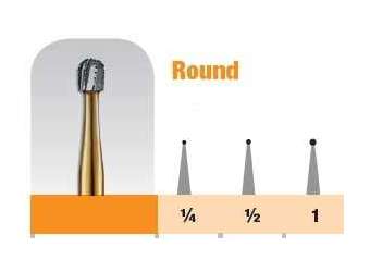 Round Carbide Burs 1/2 Shank - KEYSTONE