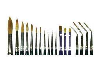Red Sable Brushes - KEYSTONE