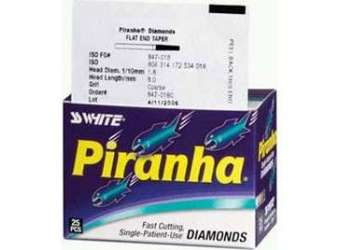 SS WHITE Piranha all FG burs combined