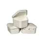 KEYSTONE  Denture Cups (Boxes) - WHITE , 12pk. Denture Storage Cases 1-3/4in  - # 9576690