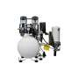 CALIFORNIA TOOLS - Powerful 2.0 Hp ( 2-chairs ) Horizontal Ultra Quiet & Oil-Free with Air Dryer and Aftercooler 110v  60 Hertz #10020HDCADC inL (16inin) x W (23inin) x H (35inin)in
