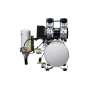 CALIFORNIA TOOLS - Powerful 2.0 Hp ( 2-chairs ) Horizontal Ultra Quiet & Oil-Free with Air Dryer and Aftercooler 110v  60 Hertz #10020HDCADC inL (16inin) x W (23inin) x H (35inin)in