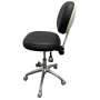 FLIGHT DENTAL - Flight Dental Systems FSDOC-600 Deluxe Doctor Stool, Pneumatic Height Adjustment with Backrest Adjustment, Powder-Coated Aluminum Base, 5-Year Warranty - # FSDOC-600