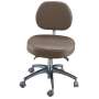 FLIGHT DENTAL - Flight Dental Systems FSDOC-600 Deluxe Doctor Stool, Pneumatic Height Adjustment with Backrest Adjustment, Powder-Coated Aluminum Base, 5-Year Warranty - # FSDOC-600