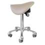 FLIGHT DENTAL - Flight Dental Systems Saddle Stool, Pneumatic Adjustable, Ergonomic Saddle Seat, Five-Star Caster Base, Black Upholstery - # FSSAD-601