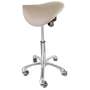 FLIGHT DENTAL - Flight Dental Systems Saddle Stool, Pneumatic Adjustable, Ergonomic Saddle Seat, Five-Star Caster Base, Black Upholstery - # FSSAD-601