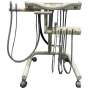 FLIGHT DENTAL - Flight Dental Systems MC-1300F-VAC A-Series Doctors Mobile Cart with TRAD-2001 Delivery Unit and Integrated Vacuum Package - # MC-1300F-VAC