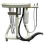FLIGHT DENTAL - Flight Dental Systems MC-1300F-VAC A-Series Doctors Mobile Cart with TRAD-2001 Delivery Unit and Integrated Vacuum Package - # MC-1300F-VAC
