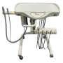 FLIGHT DENTAL - Flight Dental Systems MC-1300F-VAC A-Series Doctors Mobile Cart with TRAD-2001 Delivery Unit and Integrated Vacuum Package - # MC-1300F-VAC