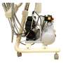 FLIGHT DENTAL - Flight Dental Systems MC-1300FC A-Series Doctors Mobile Cart with TRAD-2001 plus Integrated 1HP 2-Gallon Compressor, 3-Way Syringe, 3 Handpiece Tubings - # MC-1300FC