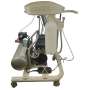 FLIGHT DENTAL - Flight Dental Systems MC-1300FC-VAC A-Series Doctors Mobile Cart with TRAD-2001, Integrated 1HP 2-Gallon Compressor and HVE Air Venturi Vacuum Package - # MC-1300FC-VAC