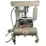 FLIGHT DENTAL - Flight Dental Systems MC-1300FC-VAC A-Series Doctors Mobile Cart with TRAD-2001, Integrated 1HP 2-Gallon Compressor and HVE Air Venturi Vacuum Package - # MC-1300FC-VAC