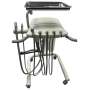 FLIGHT DENTAL - Flight Dental Systems MC-1302F-VAC A-Series Doctors Mobile Cart with TRAD-2002 Delivery Unit and Integrated Vacuum Package - # MC-1302F-VAC