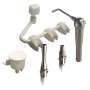 FLIGHT DENTAL - Flight Under Cabinet Mounted Vacuum Accessory Kit, Adds HVE/SE Capability to Under-Cabinet Rear Delivery Installations - # AI-105