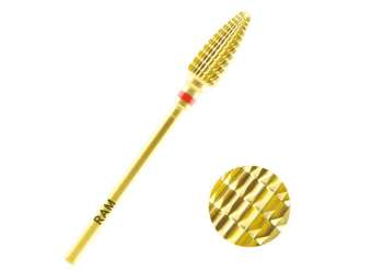 Carbide Nail Bits 3/32 Collet Large Bullet Gold - JSP