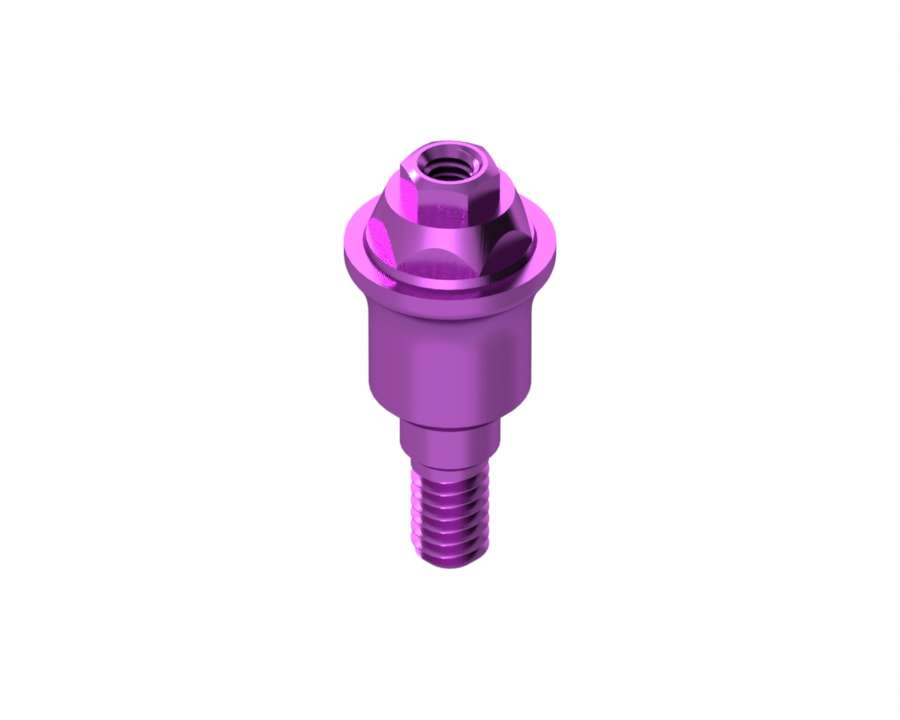 Straight Multiunit Abutment — Internal Hex (INTHex) NP (Strght Multiunit HEI-35804) — product photo