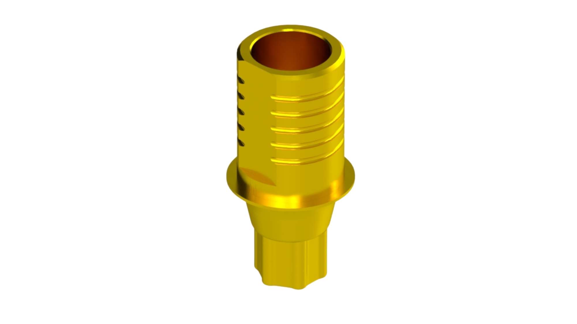 1G TiBase Abutment — Engaging — Conical Reactive Ø3.0 (HEC-30751) — product photo