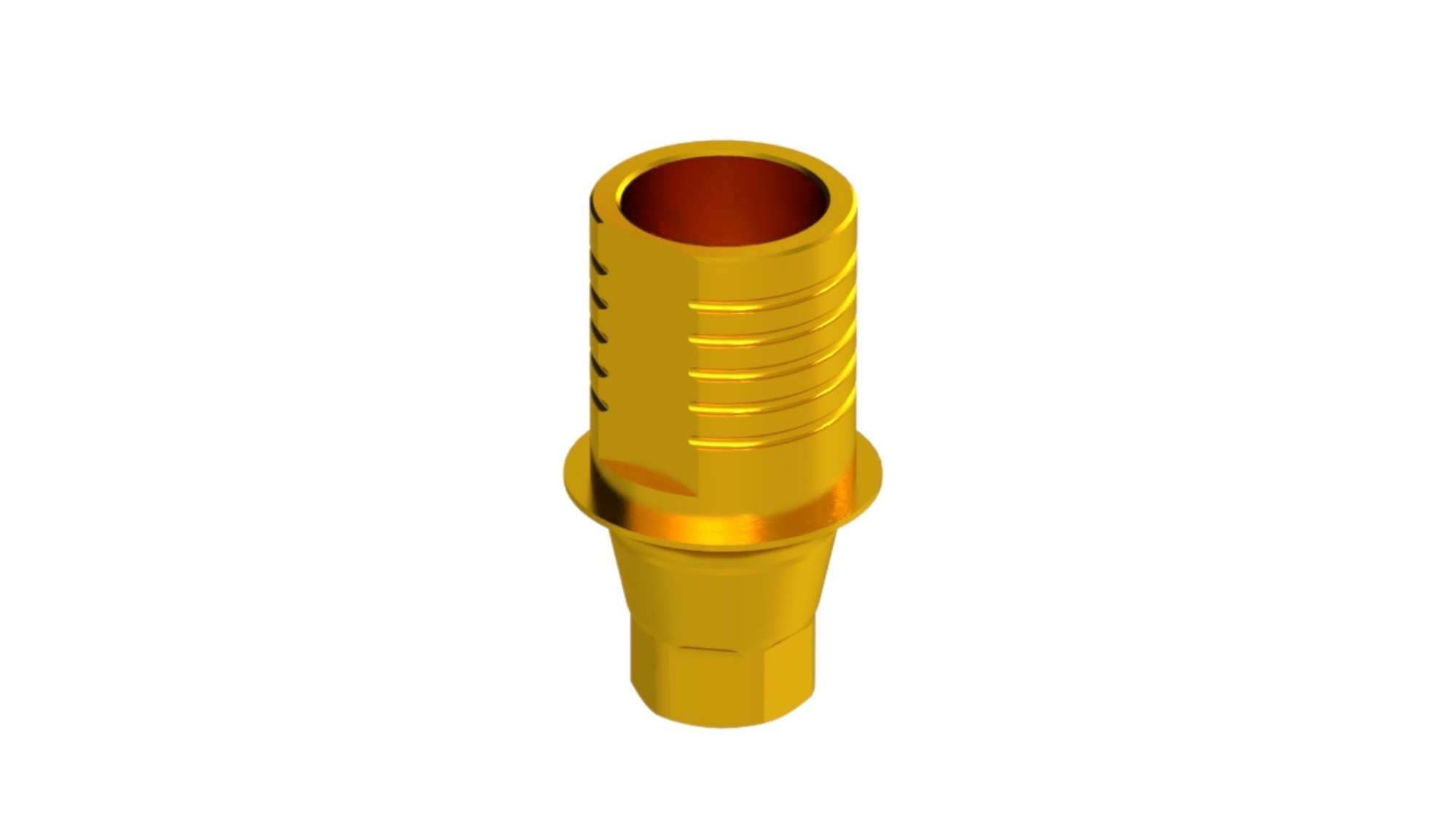1G TiBase Abutment — Engaging — Conical Reactive NP (HEC-35751) — product photo