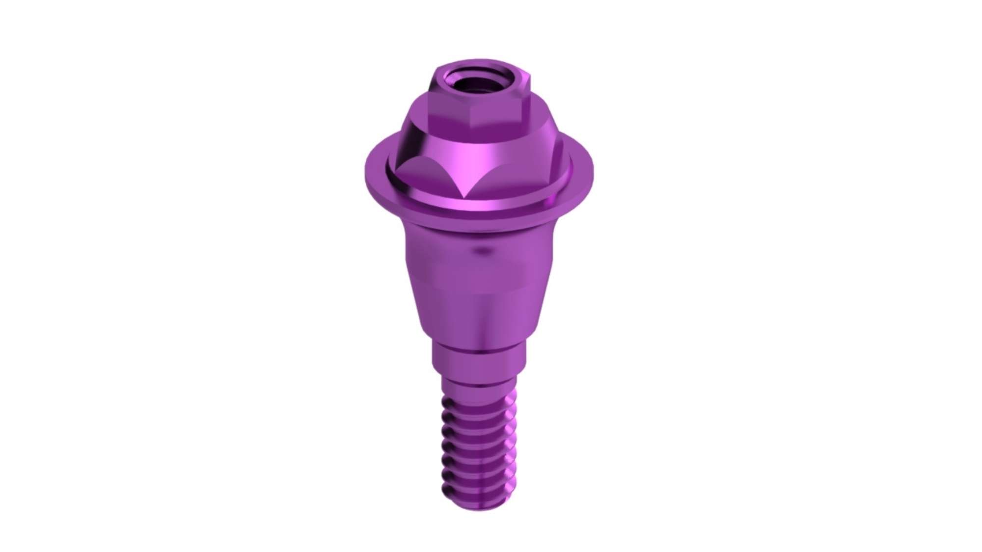 Straight Multiunit Abutment — Conical Reactive NP (Strght Multiunit HEC-35802) — product photo