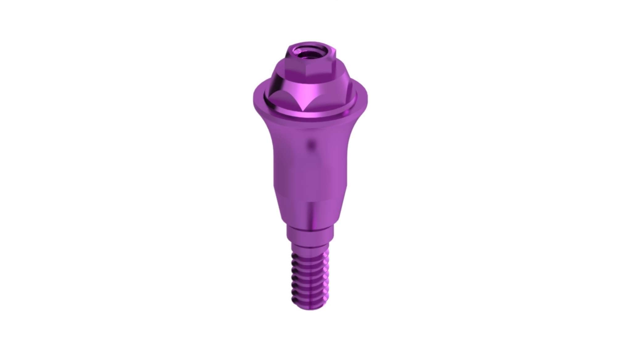 Straight Multiunit Abutment — Conical Reactive NP (Strght Multiunit HEC-35804) — product photo