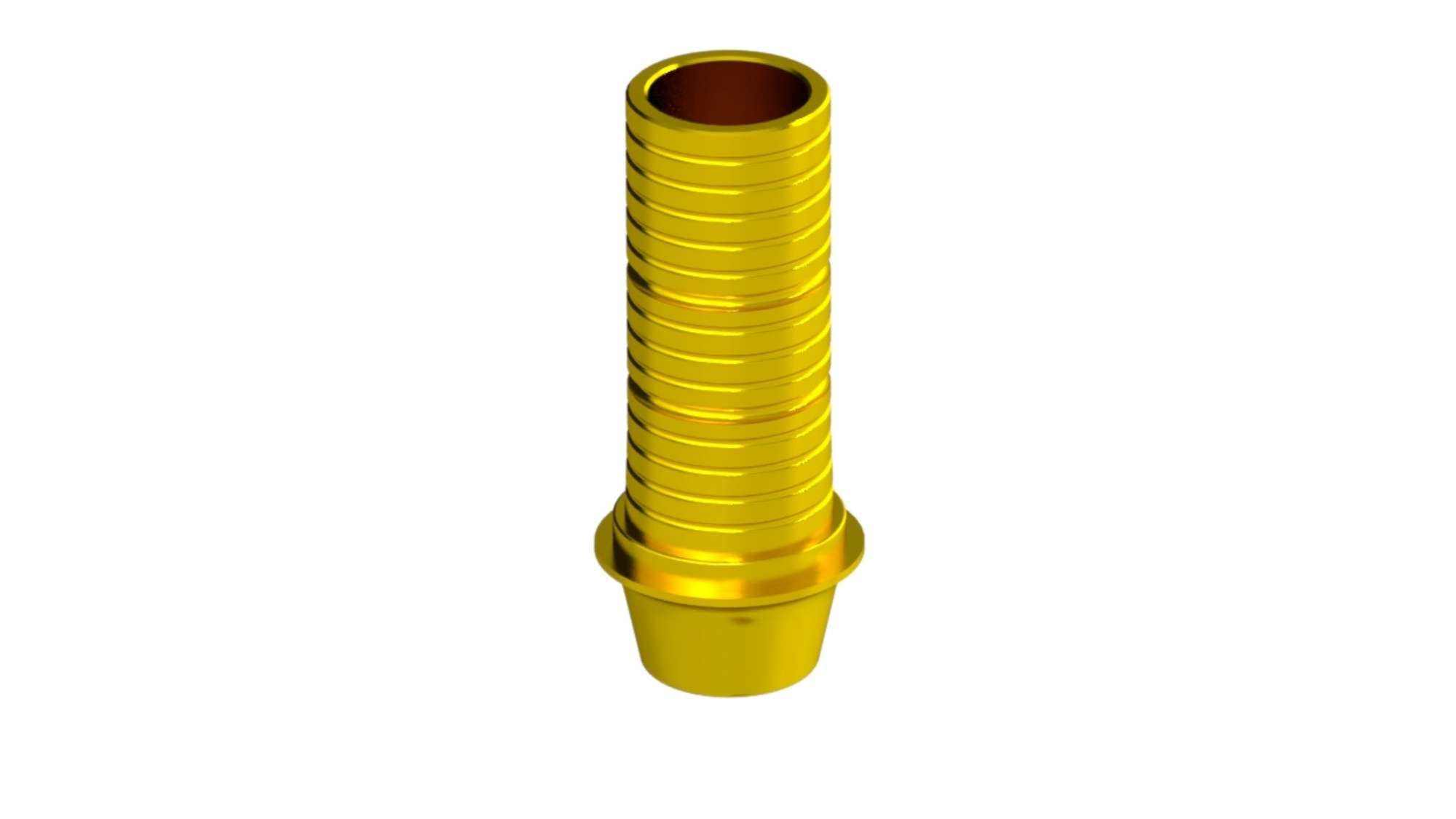 3G TiBase Abutment — Non-Engaging — Conical Reactive RP & WP (HEC-43740) — product photo