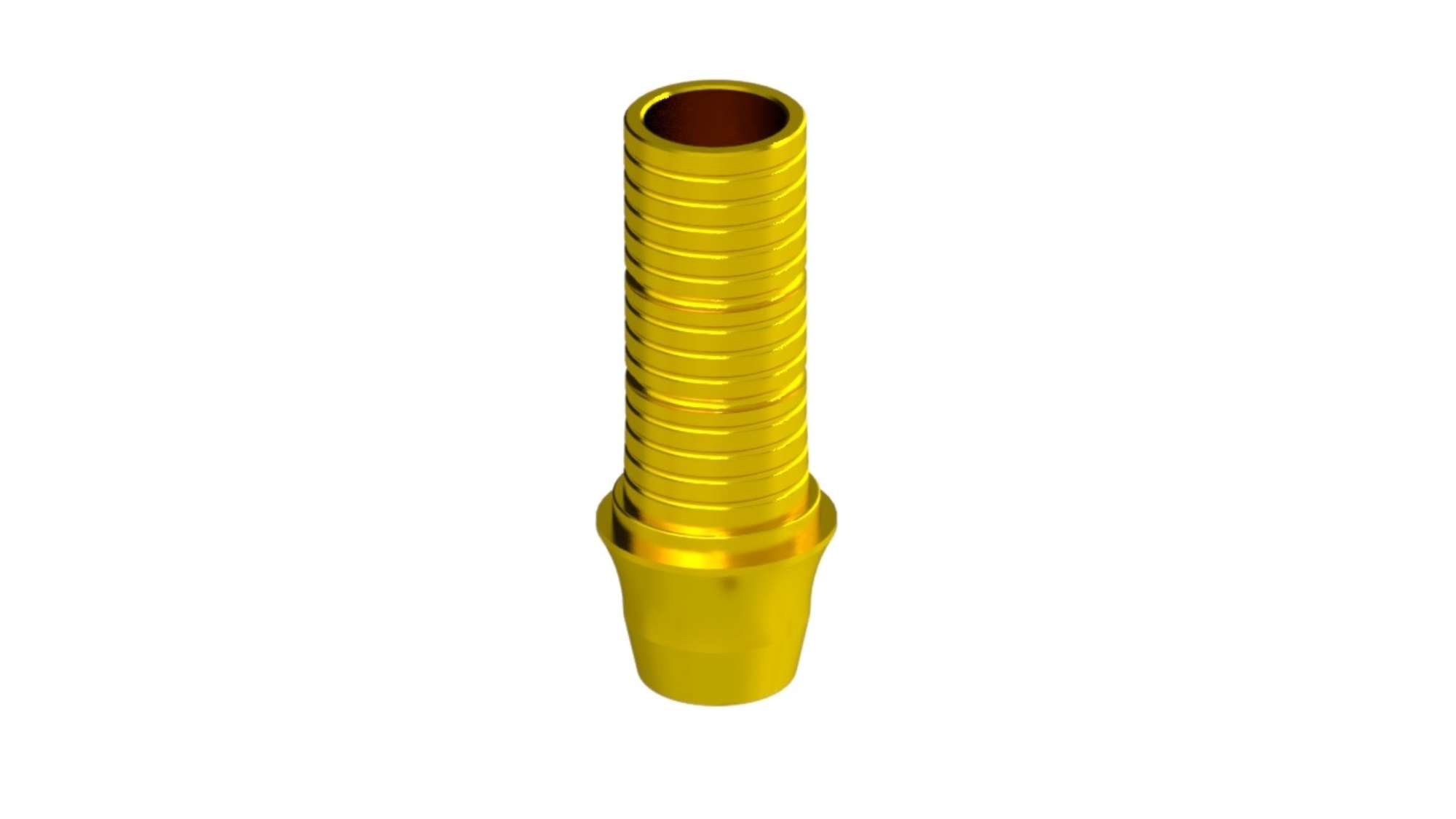3G TiBase Abutment — Non-Engaging — Conical Reactive RP & WP (HEC-43742) — product photo