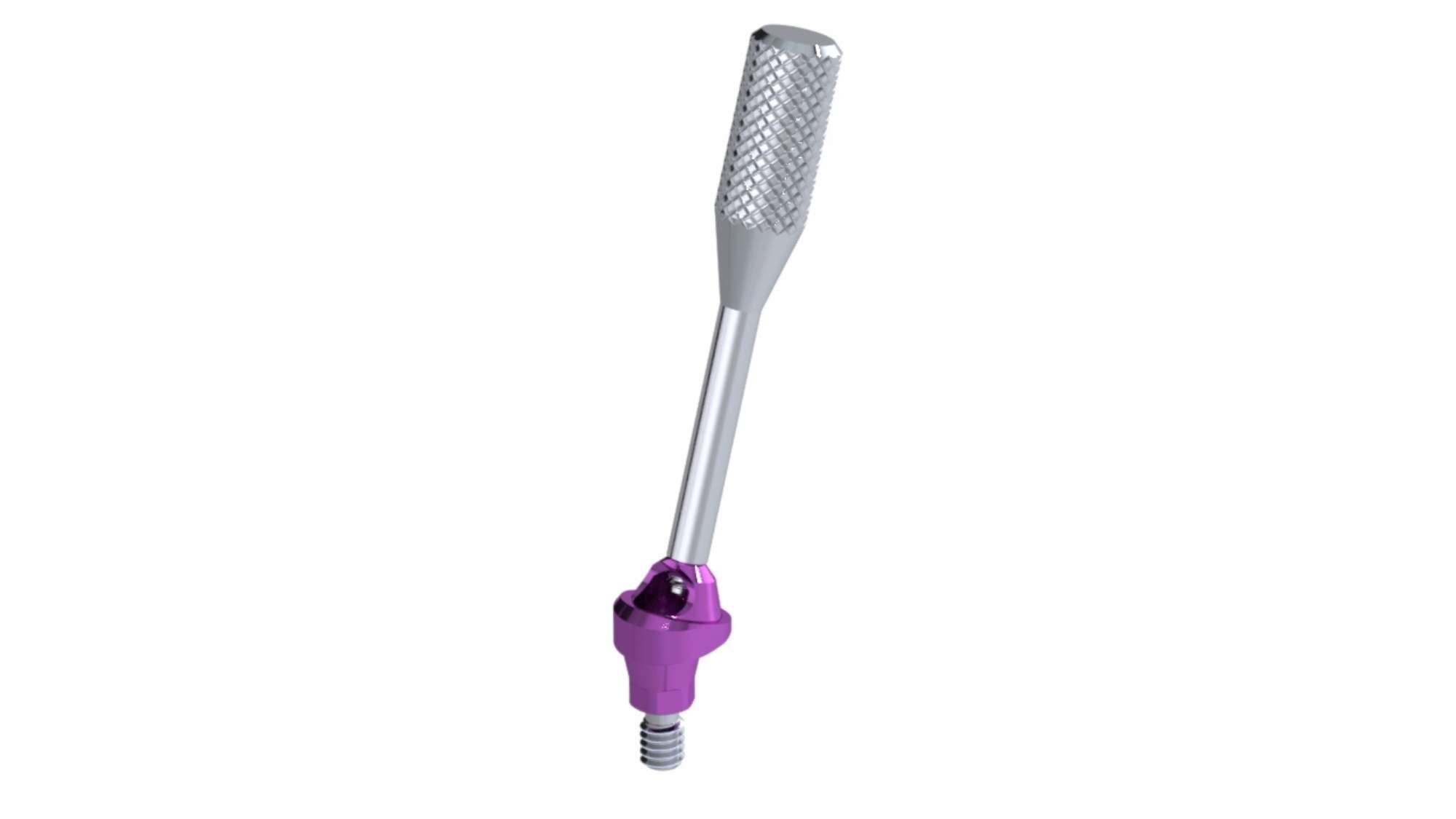 17° Multiunit Abutment — Conical Reactive RP & WP (17d Angled Multiunit HEC-43852) — product photo