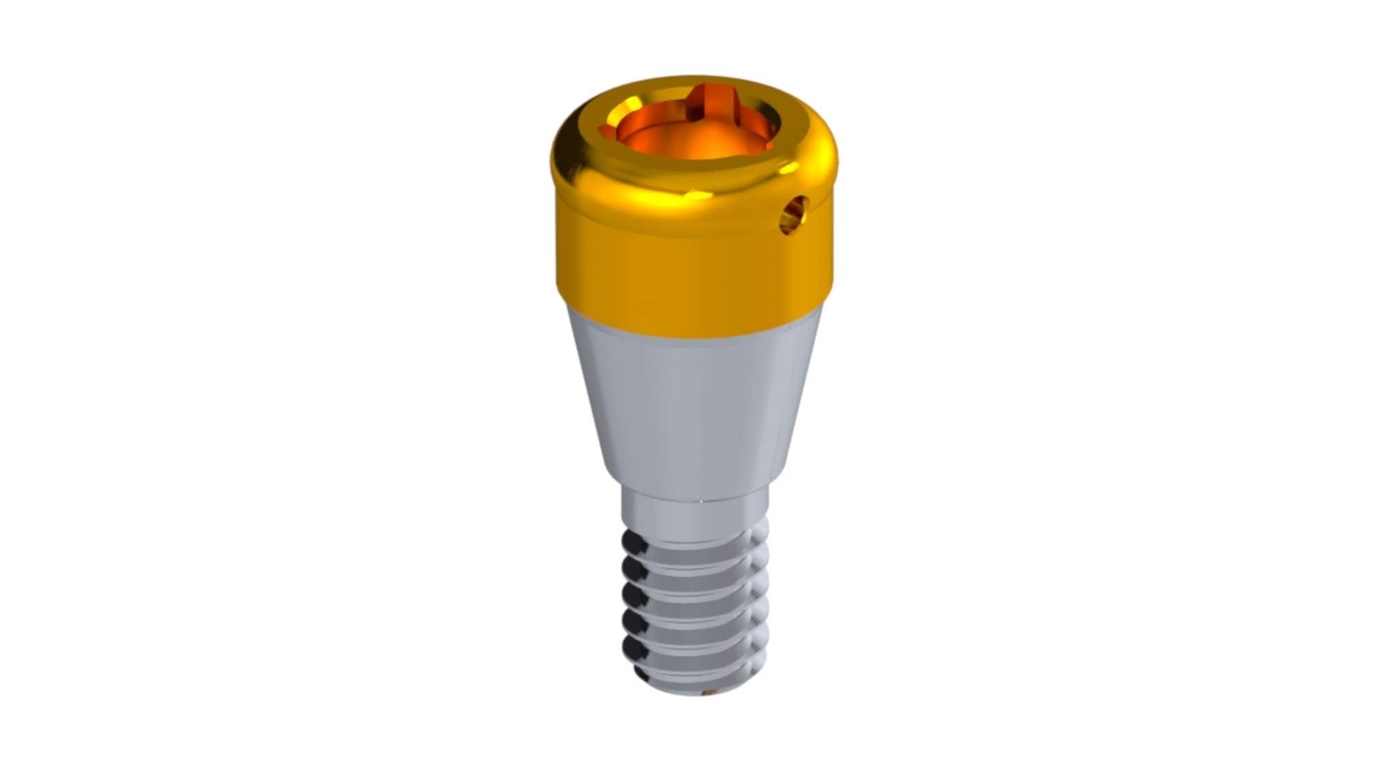 LOCK-ATTACH Abutment — Conical Reactive RP & WP (HEC-43901) — product photo